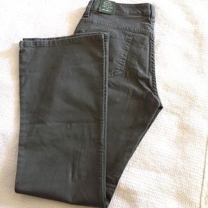 Eddie Bauer Olive Twill Jeans
